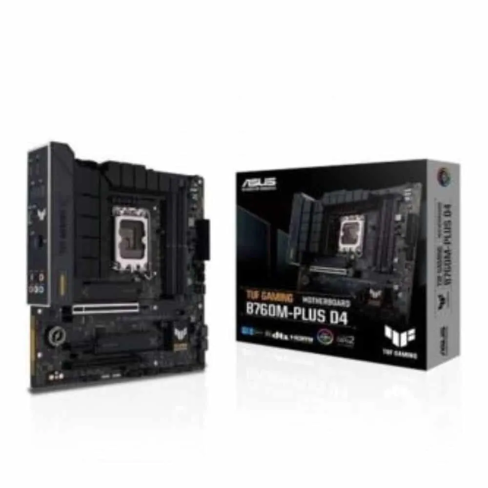 ASUS TUF GAMING B760M-PLUS D4 Intel B760 LGA 1700 micro ATX