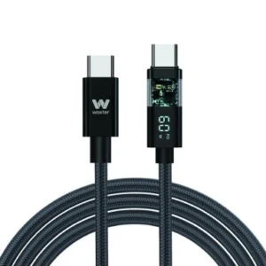 CABLE TYPE C WOXTER 60W DISPLAY 2M