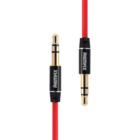 CABO AUXILIAR MINI JACK 3,5 MM REMAX RL-L200 2 M (VERMELHO)