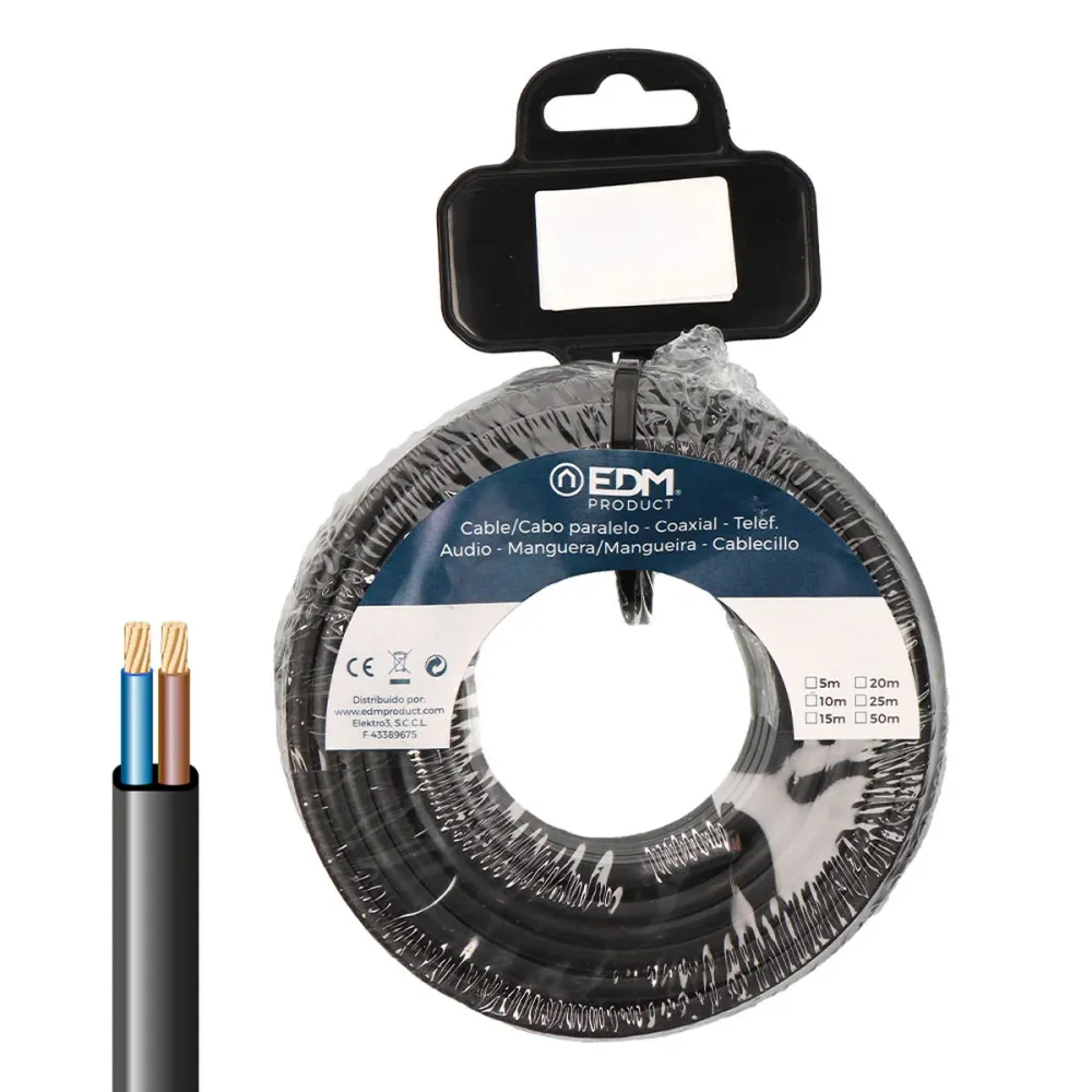 Cabo EDM 28514 Preto 25 m Plano