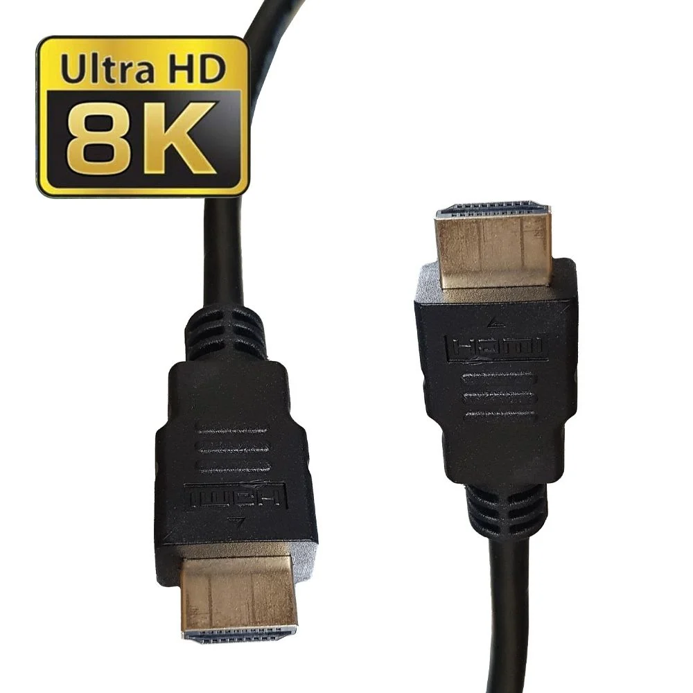 CABO HDMI 2.1 10K: 60HZ/4K: 120HZ ALTA QUALIDADE 2M