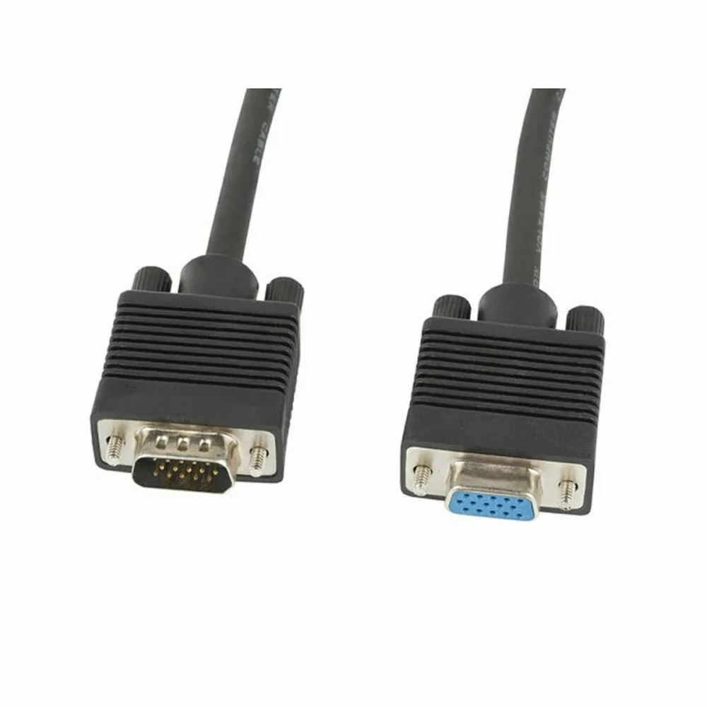 Cabo VGA Lanberg CA-VGAC-10CC-0018-B+ 1,8 m Preto
