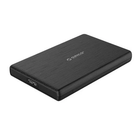 CAPA PARA DISCO RÍGIDO EXTERNO ORICO 2,5 SATAIII USB 3.0 PRETO