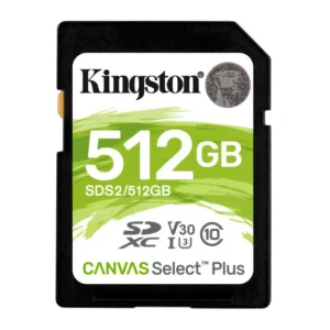 SD CARD XC 512GB CANVAS SELECT PLUS 100R C10 UHS-I U3 V30