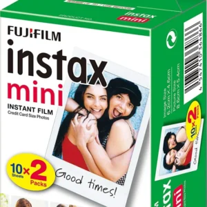 CARGA FUJIFILM INSTAX MINI GLOSSY (2X10 FOLHAS) TAMANHO DA IMAGEM