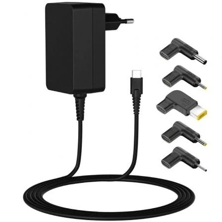 CARGADOR UNIVERSAL LEOTEC NOTEBOOK 45W TYPE-C 1X USB TIPO-C 2.25A