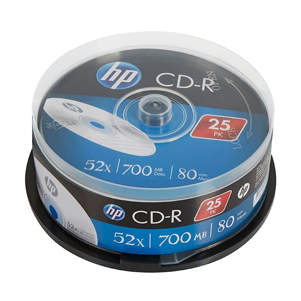 HP CD-R 52X 700MB BOBINE-25
