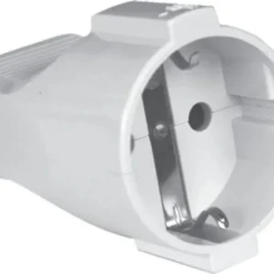 CLAVIJA SILVERELECTRO SCHUKO HEMBRA 4,8MM+TT LAT B