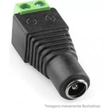 Conector P4 Fêmea para Câmeras de seguranç