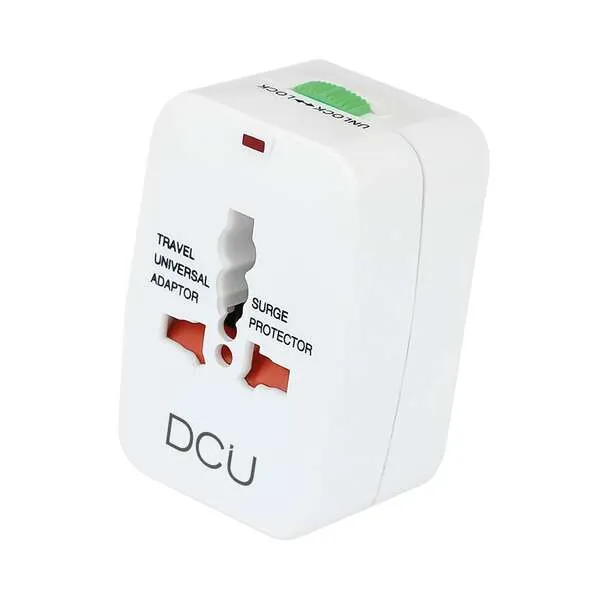 DCU TECNOLOGIC ADAPTADOR DE VIAJE UNIVERSAL - CONECTA TUS DISPOSI