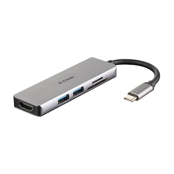 D-Link DUB-M530 base & duplicador de portas Com fios USB 3.2 Gen