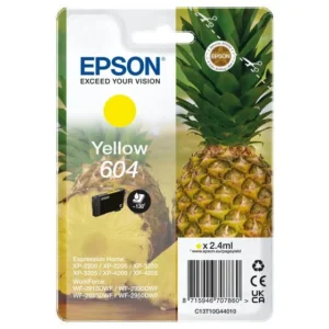 Epson 604 tinteiro 1 unidade(s) Original Rendimento padrão Amarel