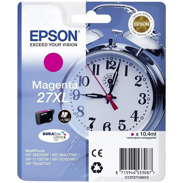 Epson Alarm clock C13T27134022 tinteiro 1 unidade(s) Original Ren
