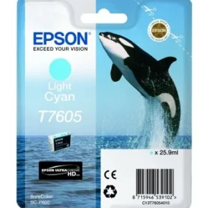 Epson T7605 tinteiro 1 unidade(s) Original Ciano claro