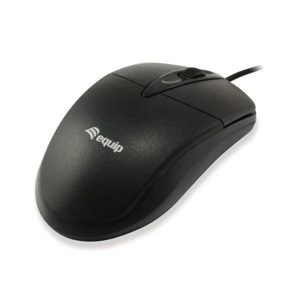 Equip 245102 rato Ambidestro USB Type- Ótico 1000 DPI
