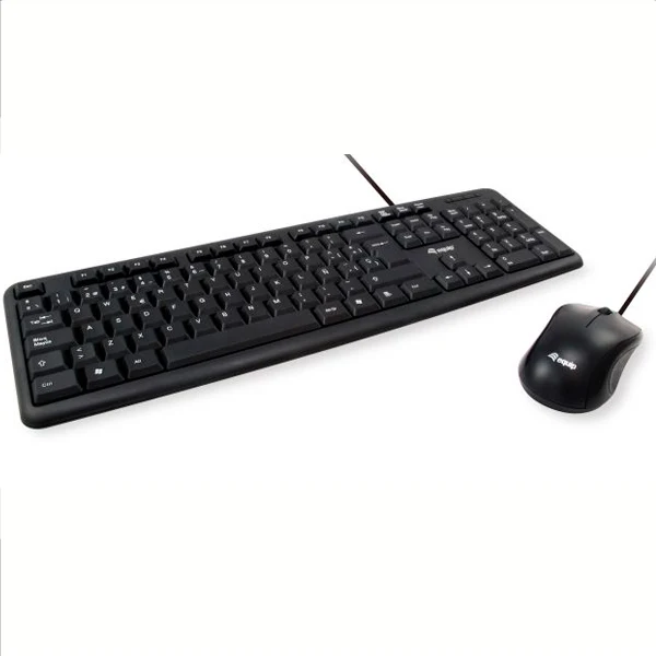 Equip 245201 teclado Rato incluído USB QWERTY Espanhol Preto