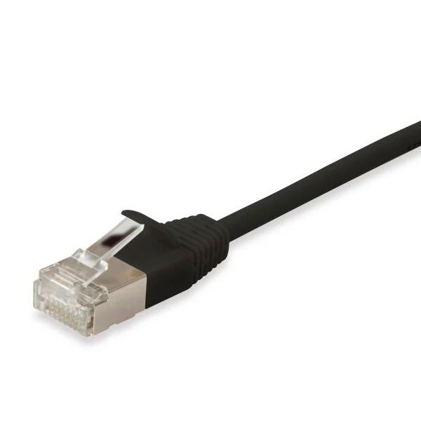 EQUIP CHICOTE CAT6 FFTP SLIM PRETO