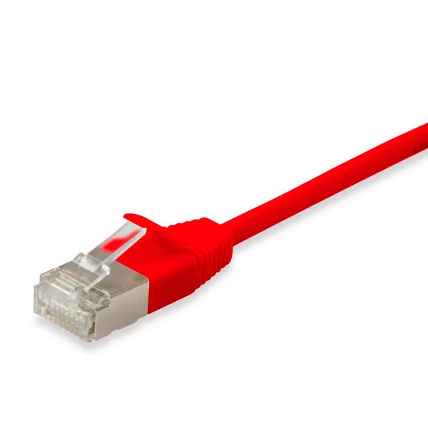 EQUIP CHICOTE CAT.6 FFTP SLIM VERMELHO