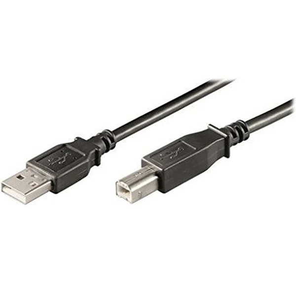 Ewent EC1006 cabo USB 5 m USB 2.0 USB USB B Preto