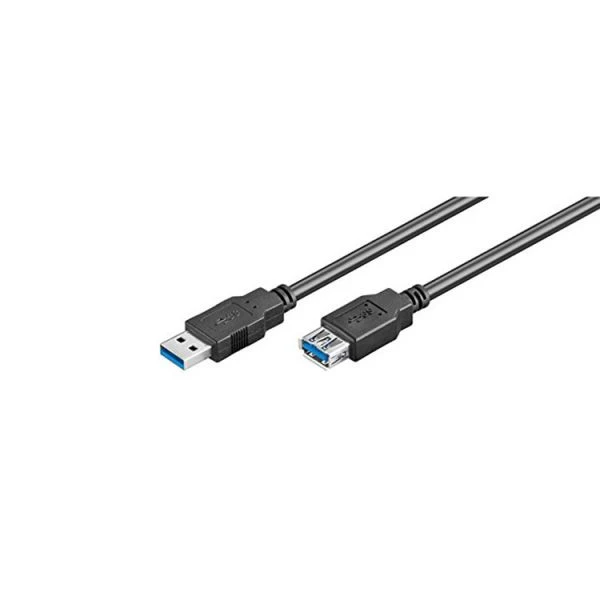 Ewent EC1007 cabo USB 1 m USB 3.2 Gen 1 (3.1 Gen 1) USB Preto