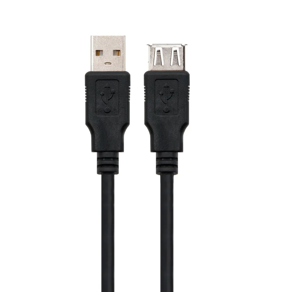 Ewent EC1066 cabo USB 1,8 m USB 2.0 USB Preto