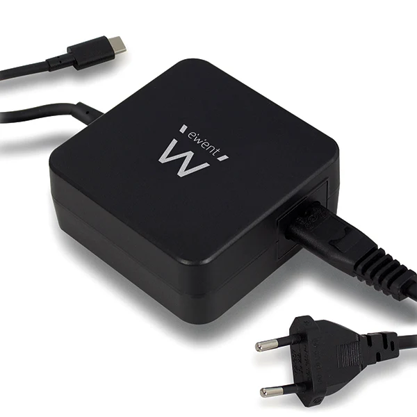 Ewent EW3980 adaptador e transformador Interior 65 W Preto