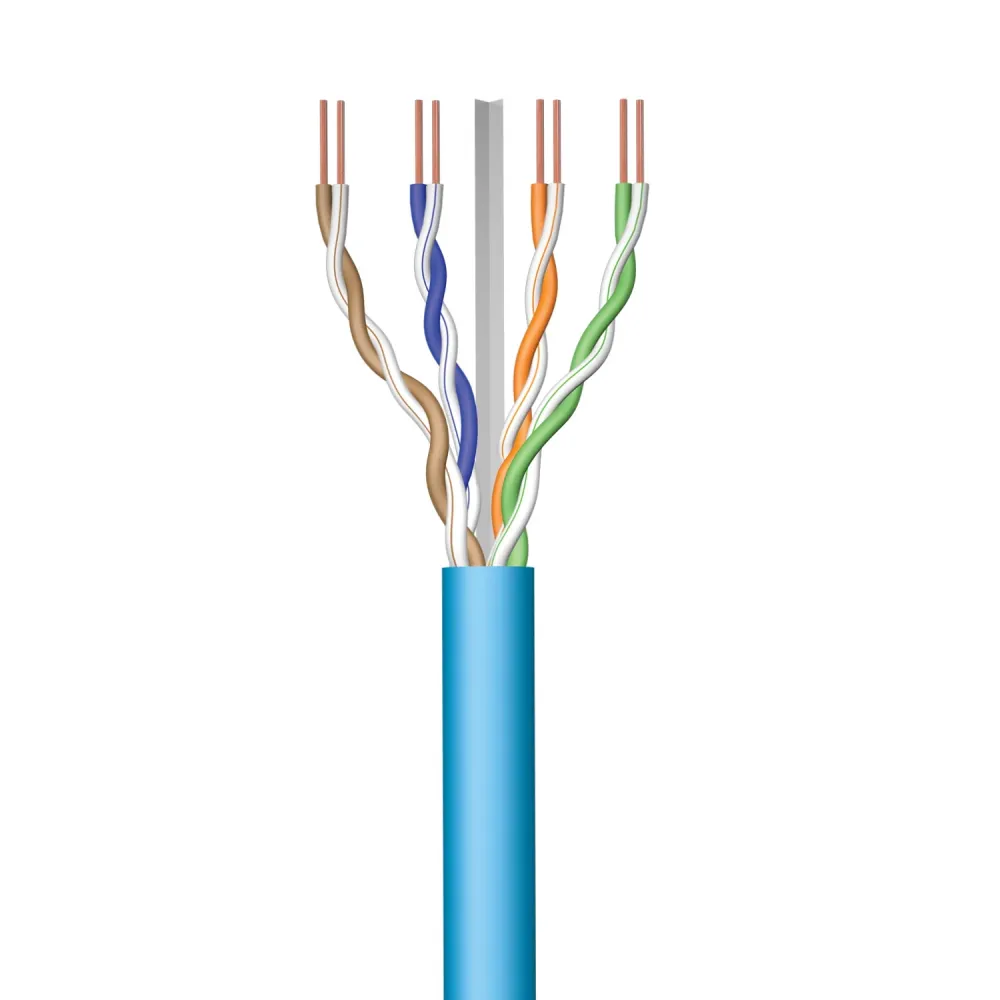 Ewent IM1222 cabo de rede Azul 50 m Cat6a U/UTP (UTP)