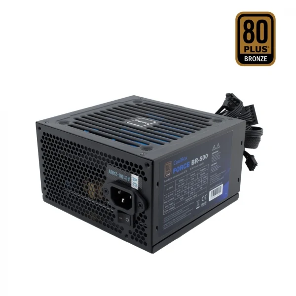 FONTE ALIM. 500W ATX COOLBOX FORCE BR500 80 PLUS BRONZE