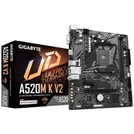 Gigabyte A520M K V2 motherboard AMD A520 Socket AM4 micro ATX