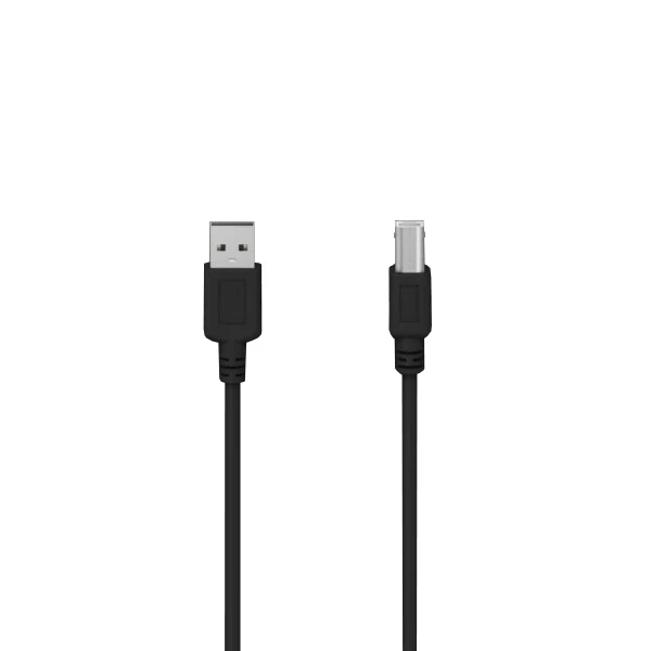 Hama 00300065 cabo USB 1,5 m USB 2.0 USB USB B Cinzento