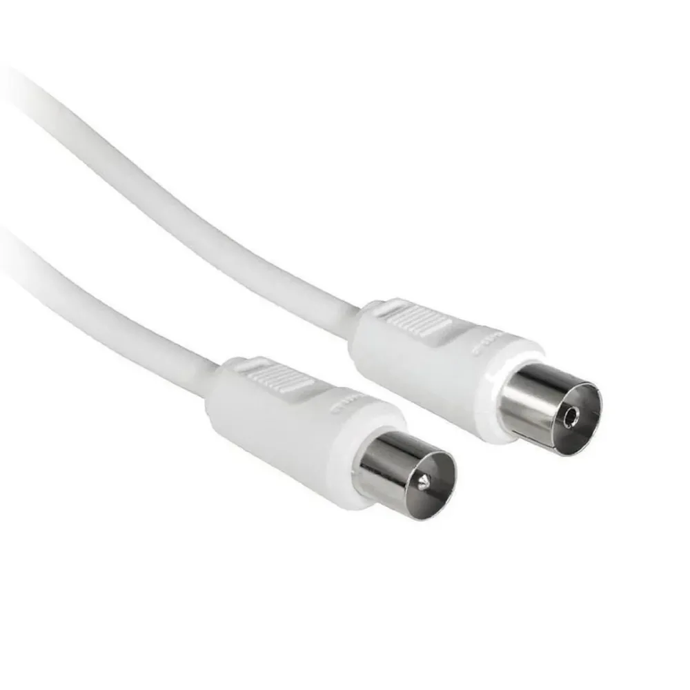 HAMA CABO ANTENA COAX M/F 75DB 10MT BRANCO