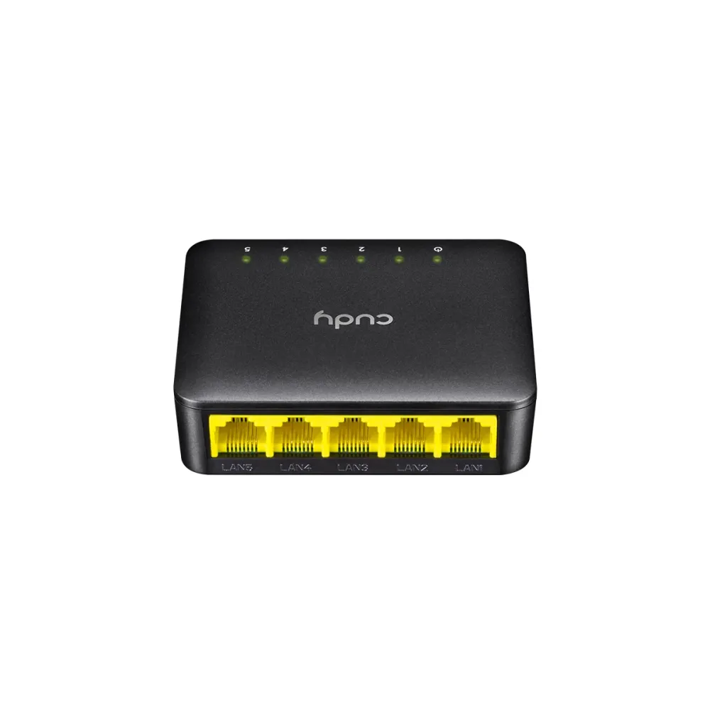HUB CUDY SWITCH DE MESA 5 PORTAS 10/100 MBPS