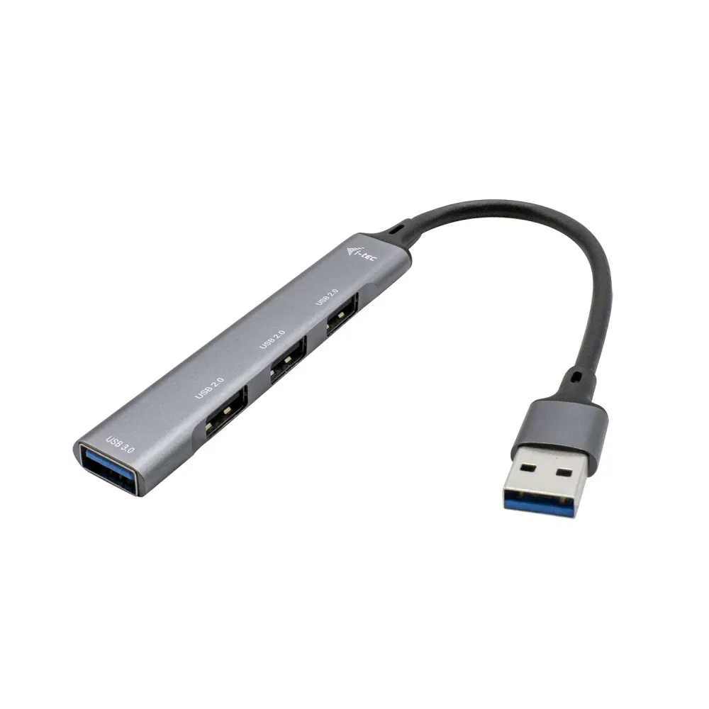 i-tec Metal U3HUBMETALMINI4 hub de interface USB 3.2 Gen 1 (3.1 G