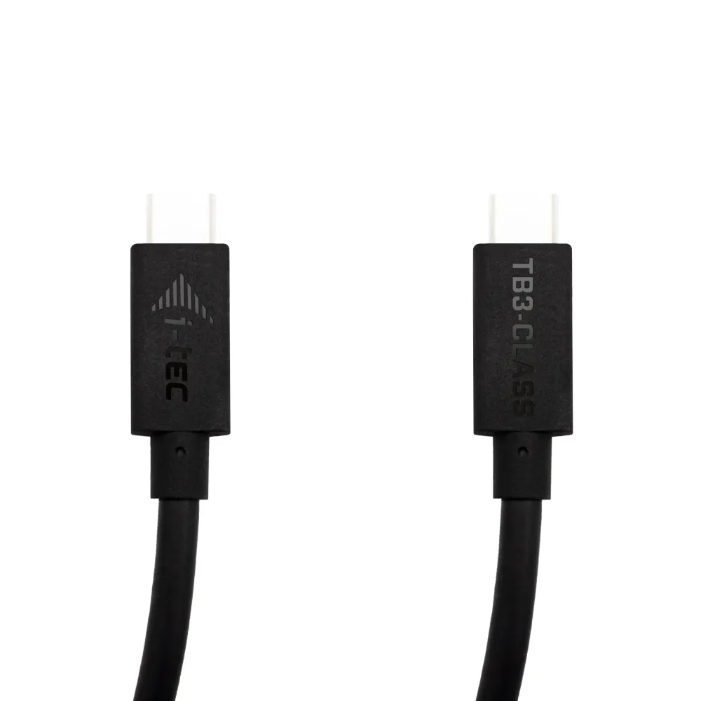 i-tec TB3CBL150CM cabo Thunderbolt 1,5 m 40 Gbit/s Preto