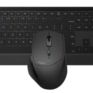 KIT TECLADO + RATO RAPOO 9500M MULTI-MODE WIRELESS ULTRA-SLIM DES