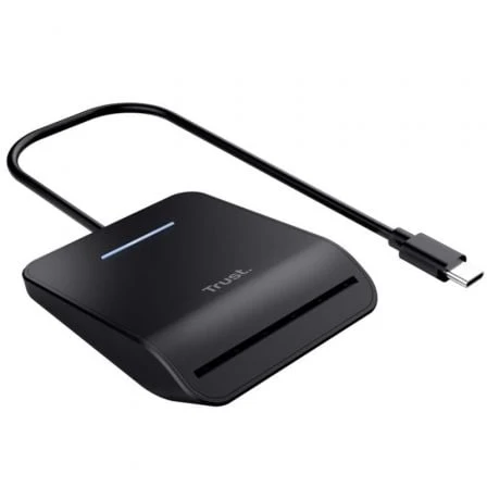 LECTOR DE DNI TRUST PRIMO 26061 USB TIPO-C NEGRO