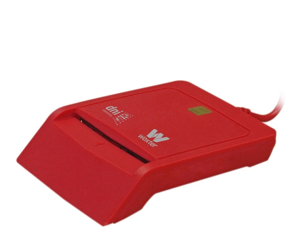 LECTOR DE DNI WOXTER PE26-145 ROJO