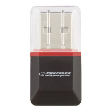 LEITOR DE CARTÕES MICROSD USB 2.0 PRETO