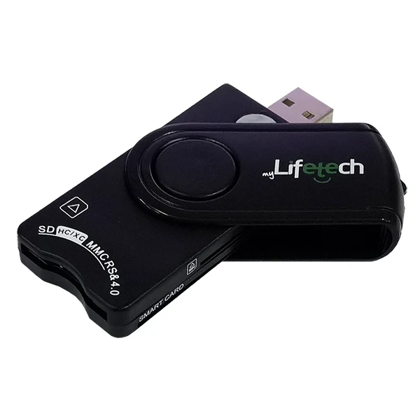 LIFETECH LEITOR DE CARTOES ALL ONE + CARTAO CIDADAO USB 2.0