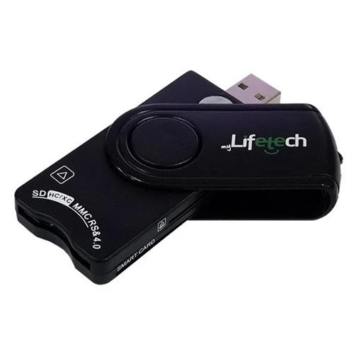 LIFETECH LEITOR DE CARTOES ALL ONE + CARTAO CIDADAO USB 2.0