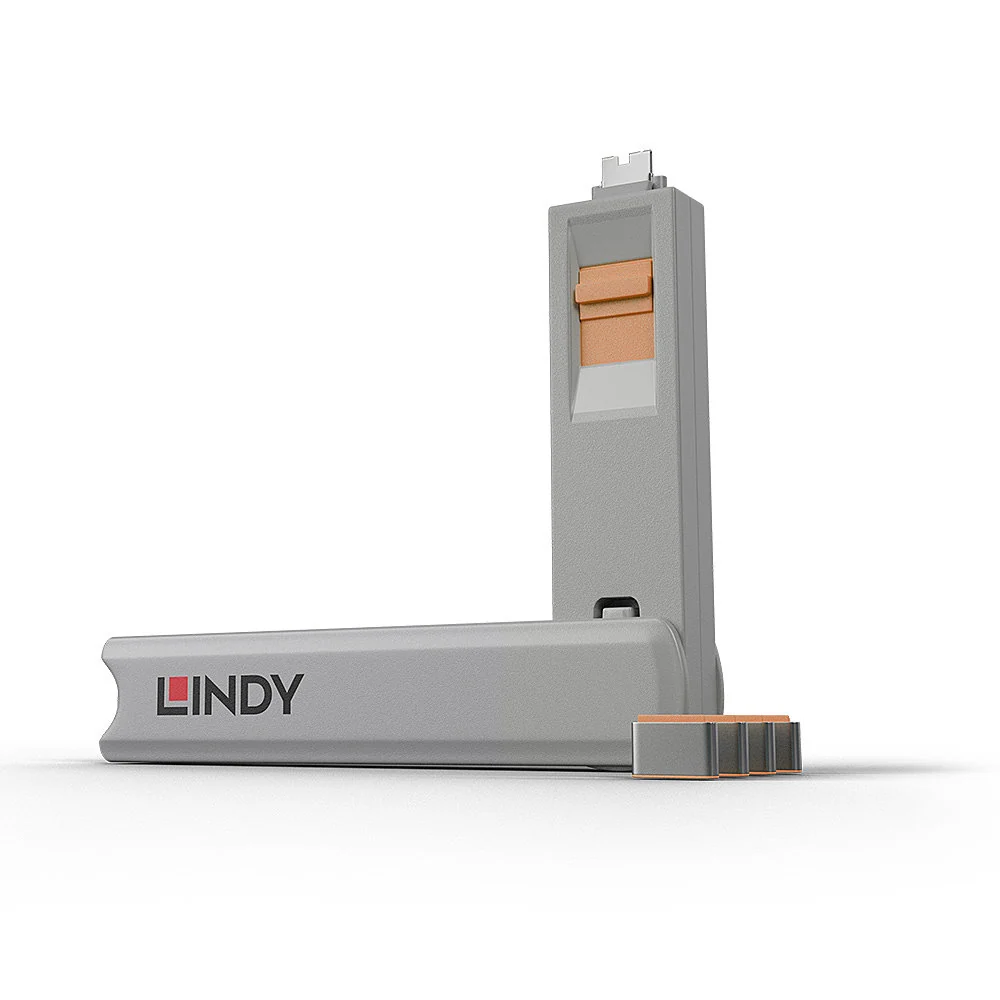 Lindy 40428 bloqueador de porta Bloqueador de porta RJ45 USB Type