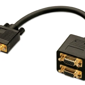 Lindy 41214 cabo VGA 0,18 m VGA (D-Sub) Preto