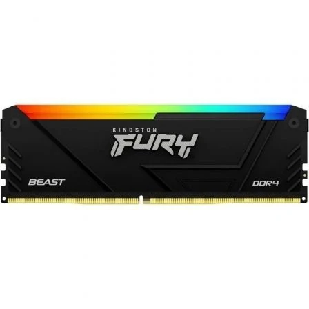MEMORIA RAM KINGSTON FURY BEAST RGB 8GB DDR4 3200MHZ 1.35V CL16 D
