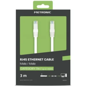 METRONIC - CABO ETHERNET RJ45 3M 395233