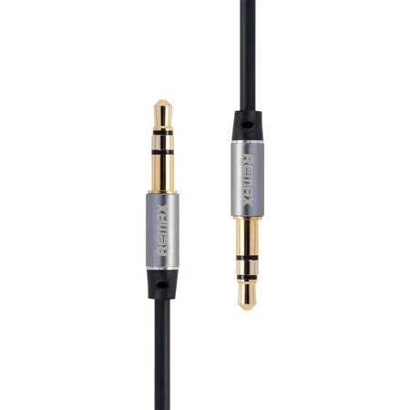 MINI JACK 3,5 MM CABO AUXILIAR REMAX RL-L200 2 M PRETO