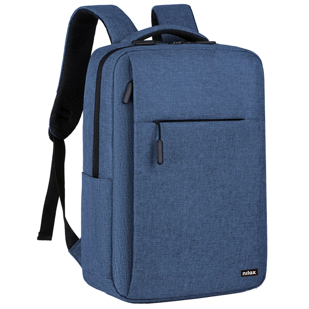 MOCHILA NILOX NXBK034 AZUL PORTATIL 15,6"