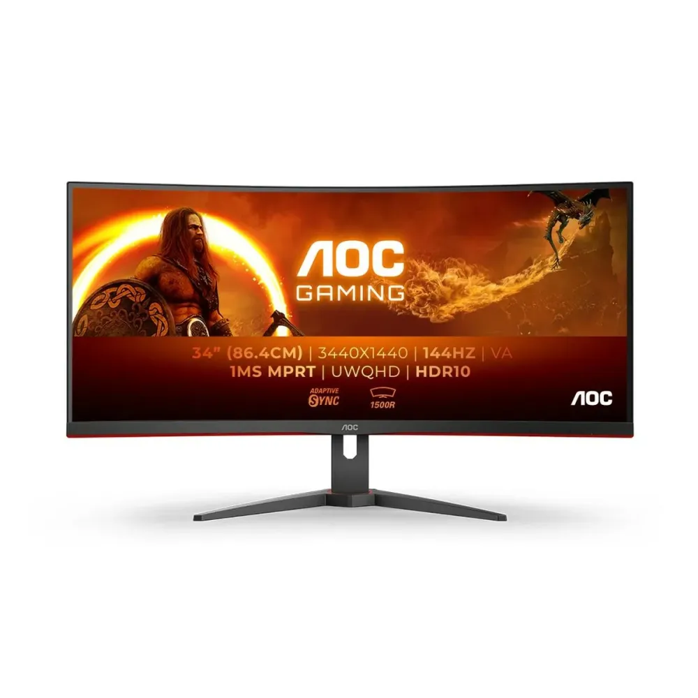 Monitor AOC CU34G2XE/BK Wide Quad HD 34"