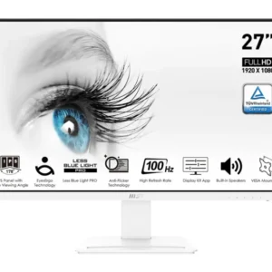 MONITOR MSI PRO MP273AW 27"FHD 100HZ 1MS FRAMELESS IPS,.GLARE,L.
