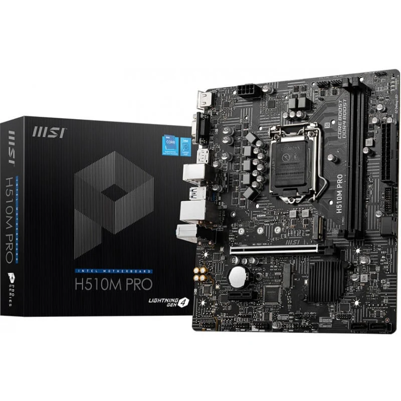 MOTHERBOARD MSI PRO H510M-B MATX DDR4 LGA1200