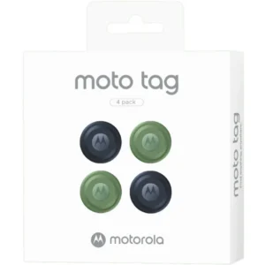 MOTO TAG PACK 4 - 2 BLUE + 2 GREEN